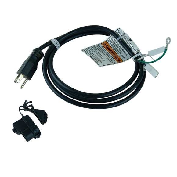 OEM Genuine Whirlpool Washer Power Supply Cord, With Protector - Picture 3 of 3